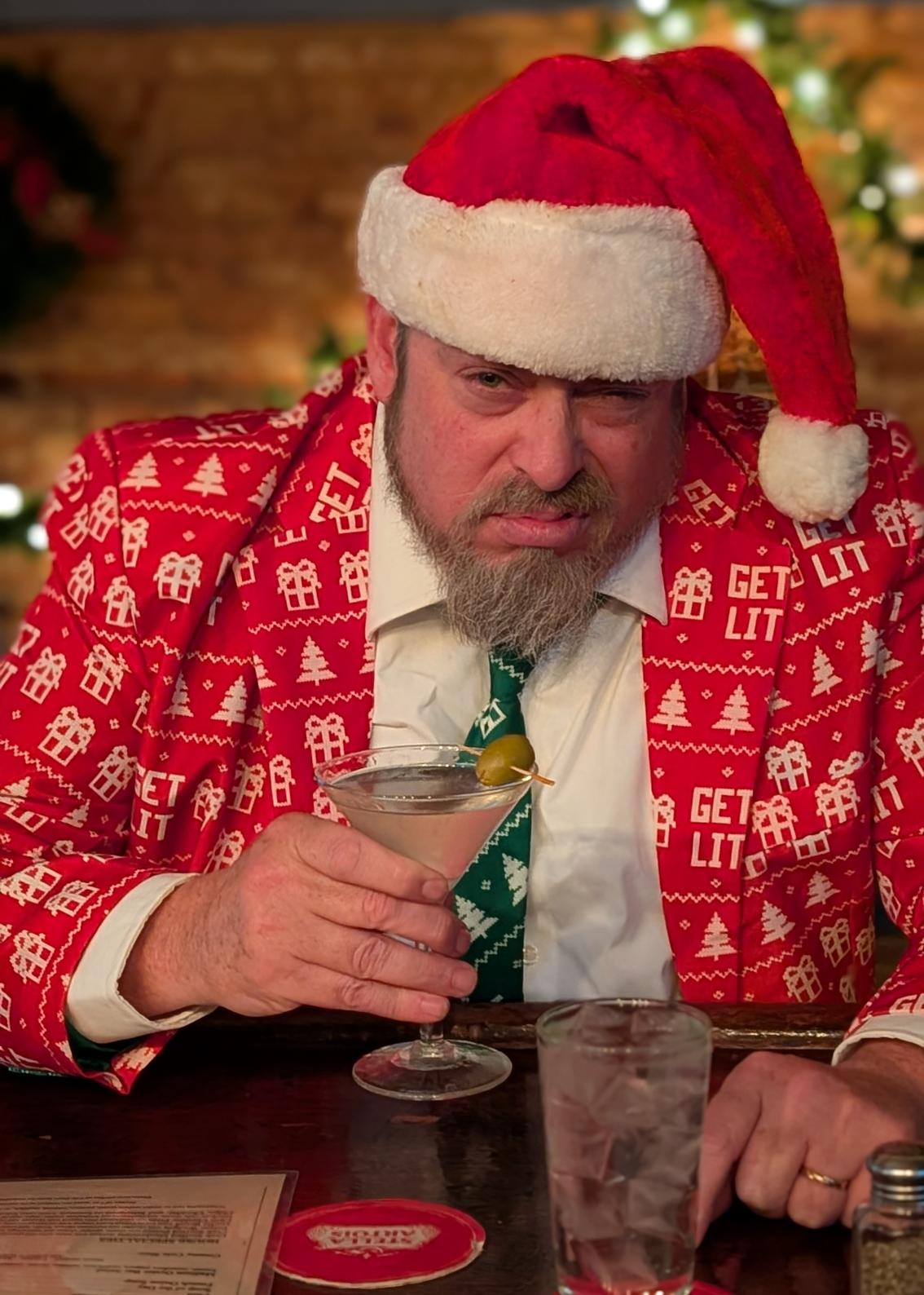 Angry Santa Blank Meme Template