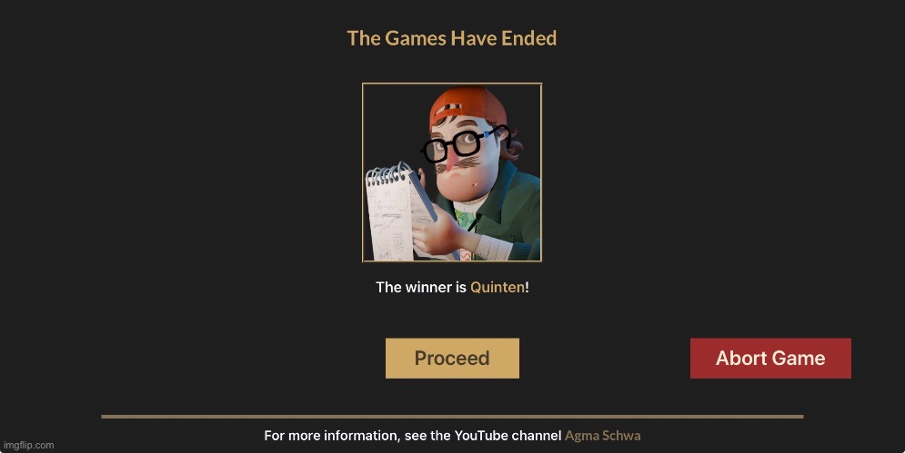 I just added him and he won | made w/ Imgflip meme maker