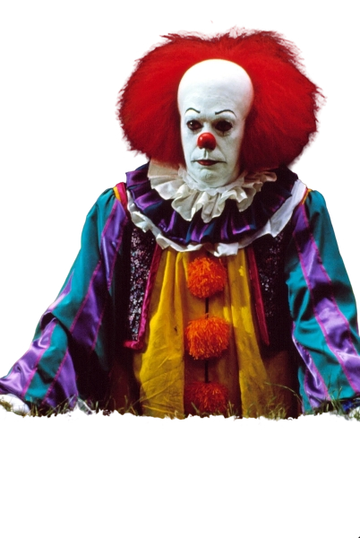 Pennywise in Graveyard hole Blank Meme Template