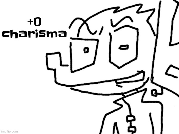 +0 charisma | made w/ Imgflip meme maker