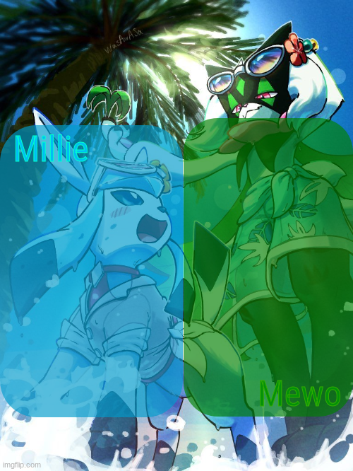 Millie and Mewo's temp Blank Meme Template