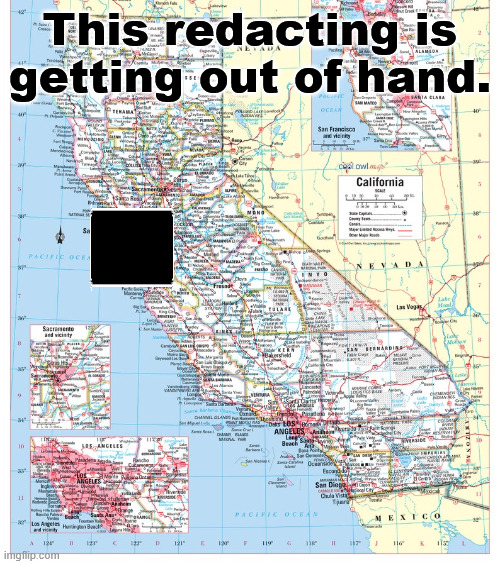 Who had San Francisco in the Epstein Files on their bingo card? (Spoiler: pretty much everybody) | This redacting is getting out of hand. | made w/ Imgflip meme maker