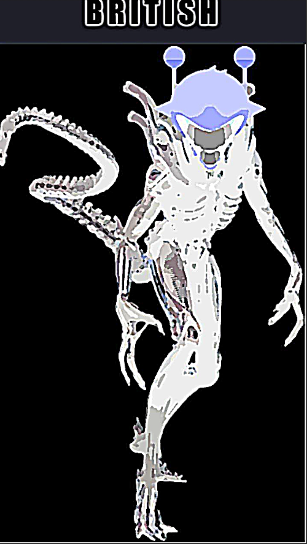 B R I T I S H (deep fried) Blank Meme Template