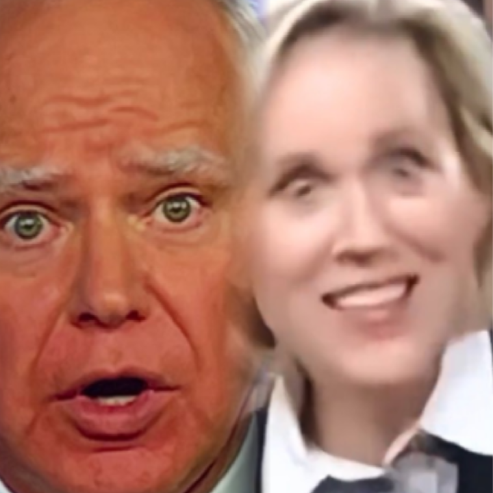 Tim Walz and wife Blank Meme Template