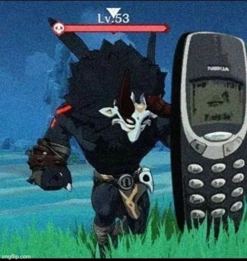 From: HoYoLab. Nokia 3310 | image tagged in genshin impact,nokia 3310 | made w/ Imgflip meme maker