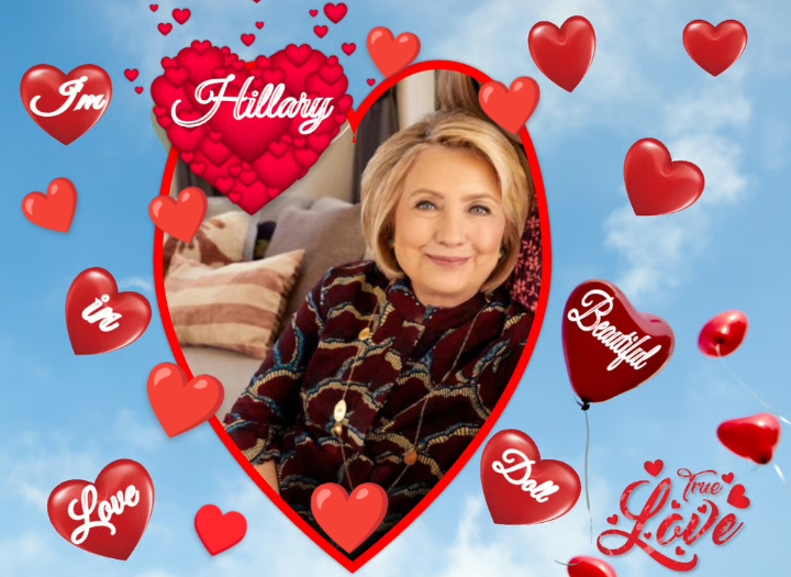 Hillary Heart Throb Gorgeous Doll I'm in Love Blank Meme Template