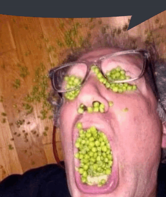 CursedPeasGuy Blank Meme Template