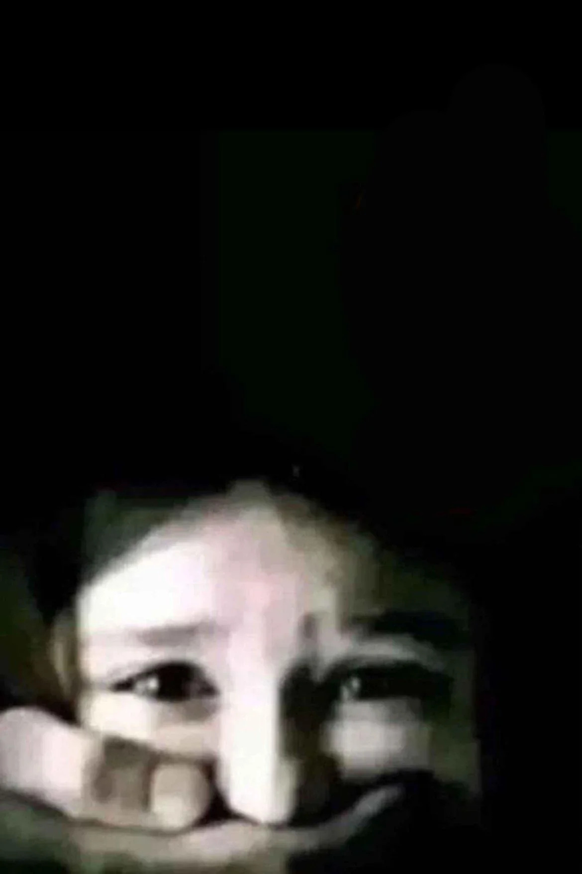 girl with man's hand covering mouth Blank Meme Template