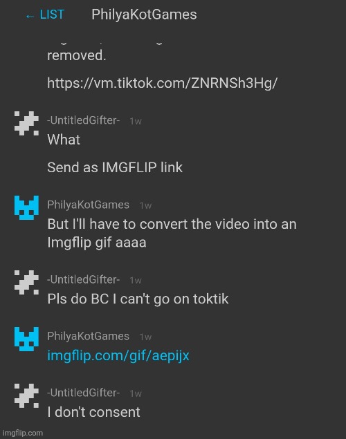 Real memechat sent to me before | made w/ Imgflip meme maker