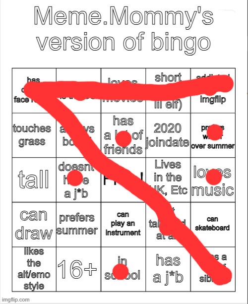 meme mommy bingo hehehe | image tagged in meme mommy bingo hehehe | made w/ Imgflip meme maker