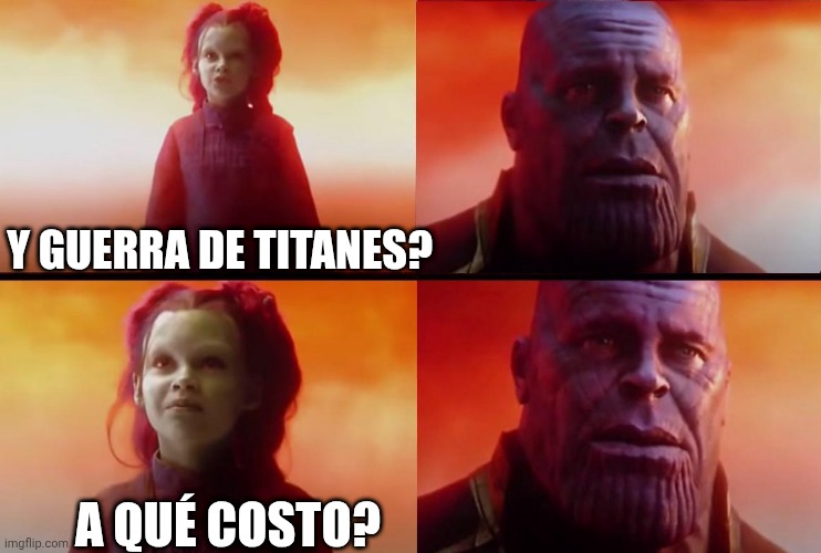 Thanos gamora Blank Meme Template