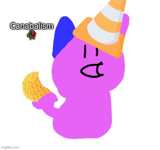 High Quality Vroby eats a cornball (aka himself) Blank Meme Template