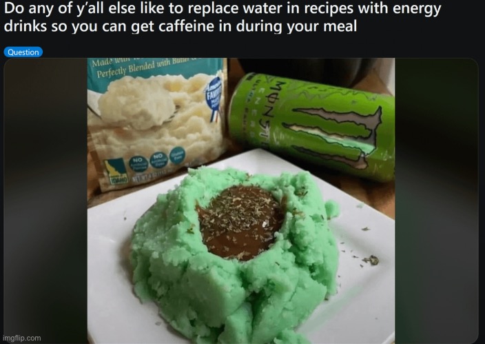 Caffeinated meals | made w/ Imgflip meme maker