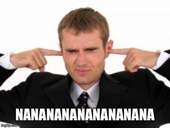 Hear No Evil | NANANANANANANANANA | image tagged in hear no evil | made w/ Imgflip meme maker