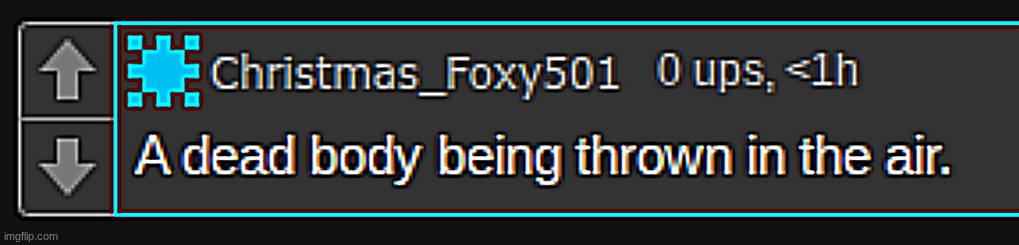 my favorite comment of foxy's so far | made w/ Imgflip meme maker
