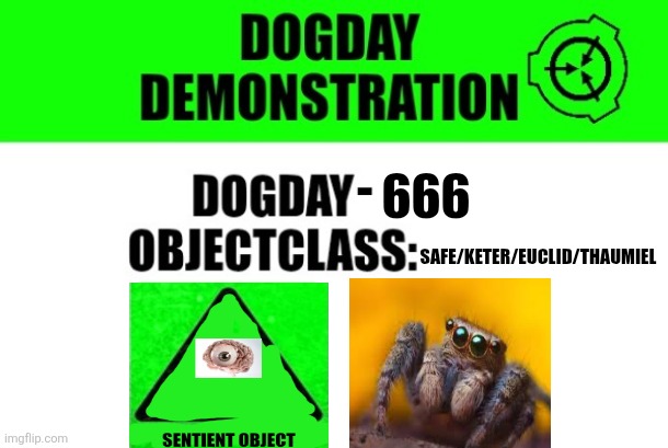 Dogday-666 Blank Meme Template