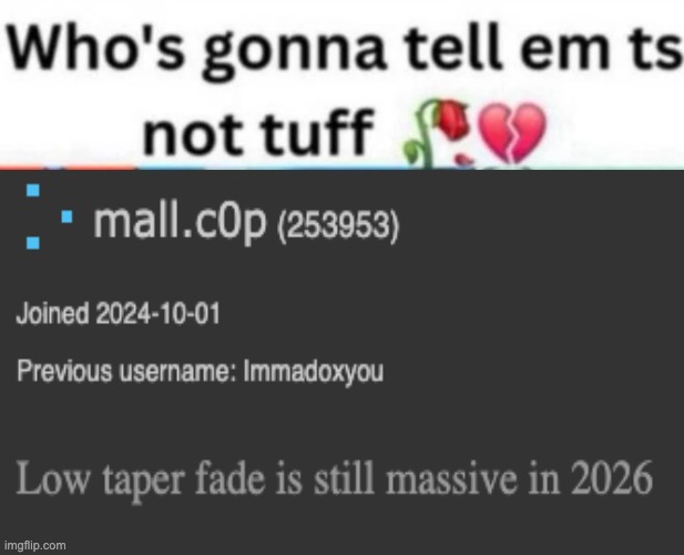 ts not tuff | image tagged in ts not tuff | made w/ Imgflip meme maker