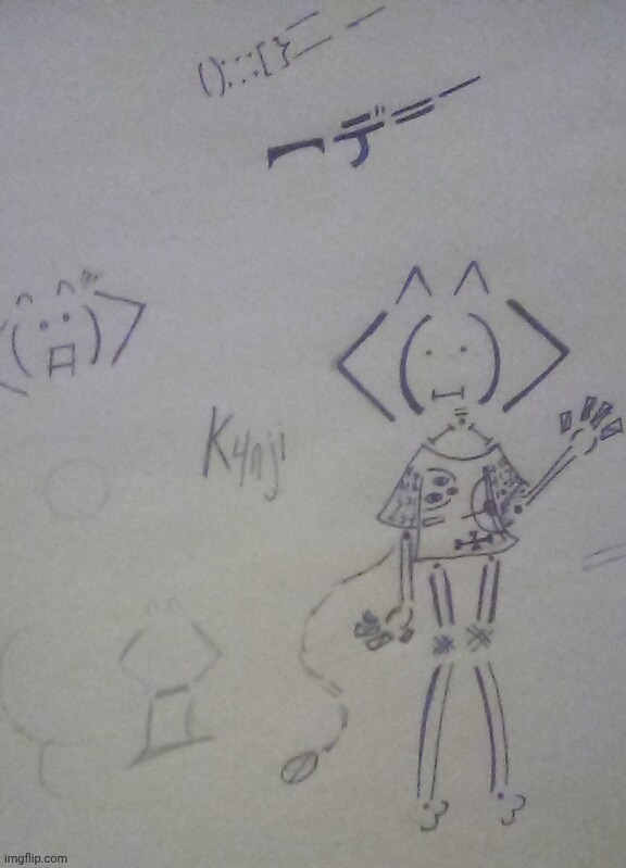 Im finally out of an art block. Anyways, this is K4nji | made w/ Imgflip meme maker