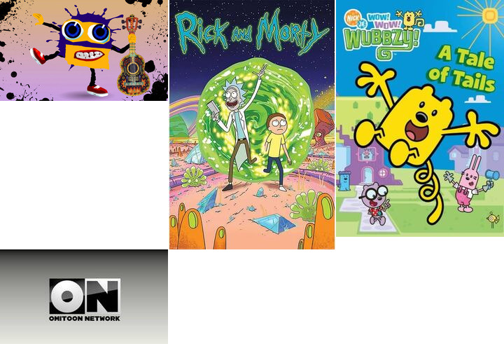 Cartoon Characters TV Channel (Fan-Made) Blank Meme Template