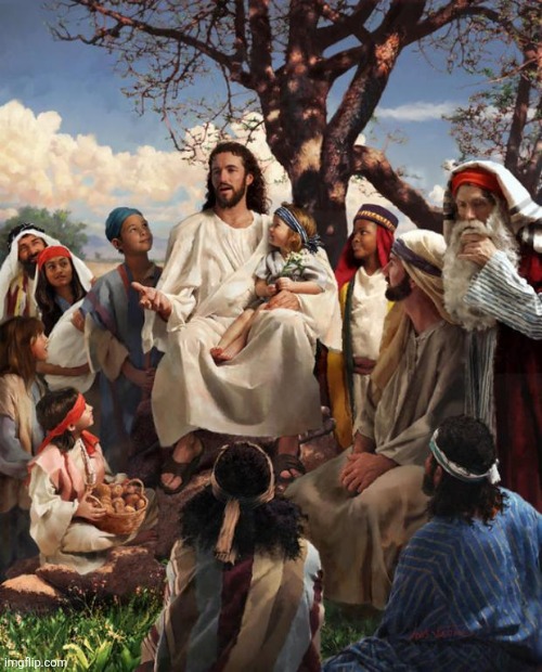 image tagged in story time jesus | made w/ Imgflip meme maker