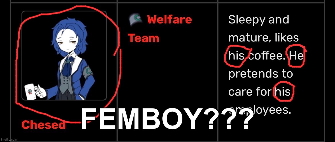Go on, say whatever you want about it | FEMBOY??? | image tagged in msmg | made w/ Imgflip meme maker