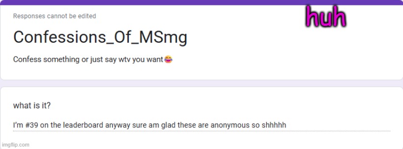 huh | made w/ Imgflip meme maker