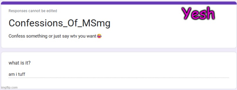 Yesh | made w/ Imgflip meme maker