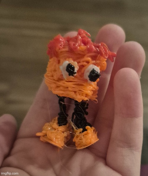 I made him with a 3d pen and I love him so much I will explode istg | made w/ Imgflip meme maker