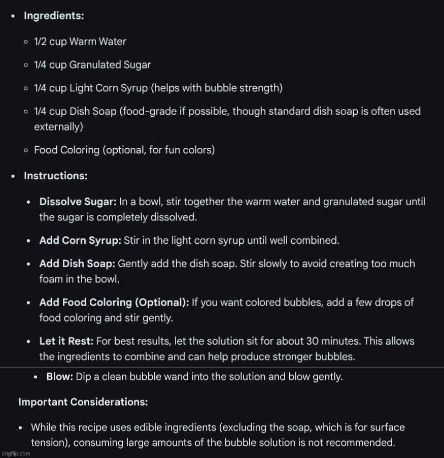 have an edible bubble recipe brought to you by the local clanka | made w/ Imgflip meme maker