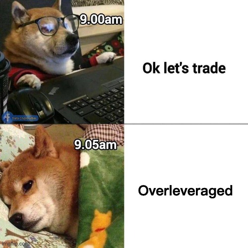 Overleveraged | image tagged in doge | made w/ Imgflip meme maker