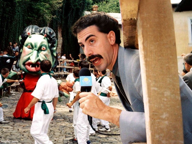 Borat and the Jews | image tagged in borat and the jews | made w/ Imgflip meme maker