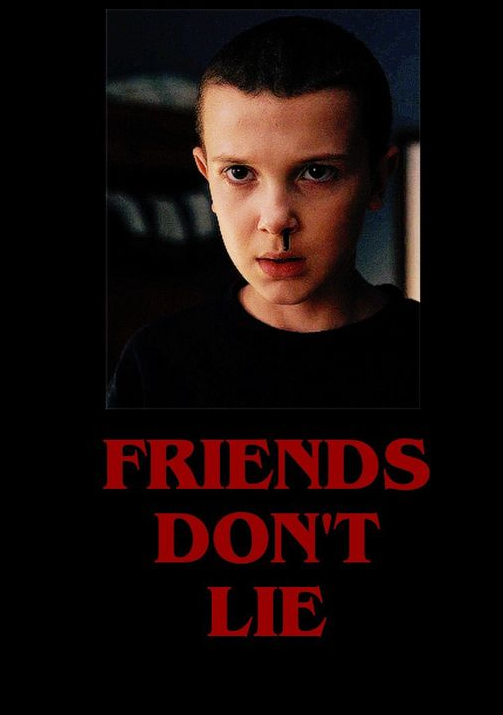 Friends don't lie Blank Meme Template
