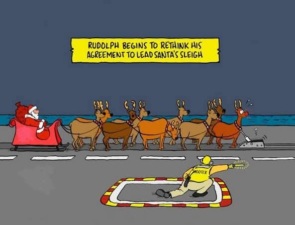 Santa claus fast Blank Meme Template