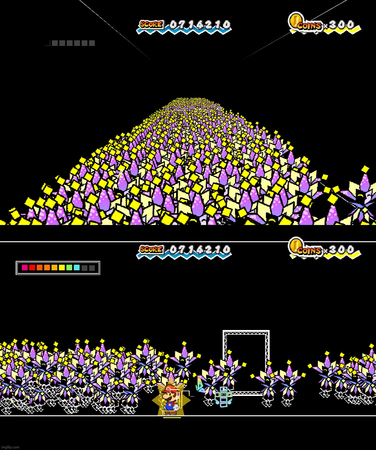 Holy shit what the fuck why is there a bunch of dimentios | made w/ Imgflip meme maker