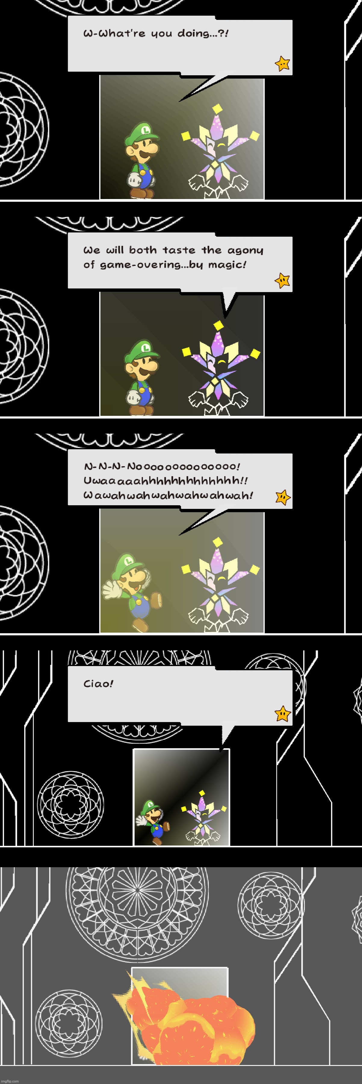 DID HE JUST FUCKING KILL HIMSELF AND LUIGI??? | made w/ Imgflip meme maker