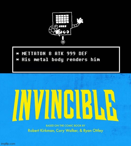 image tagged in invincible title card | made w/ Imgflip meme maker