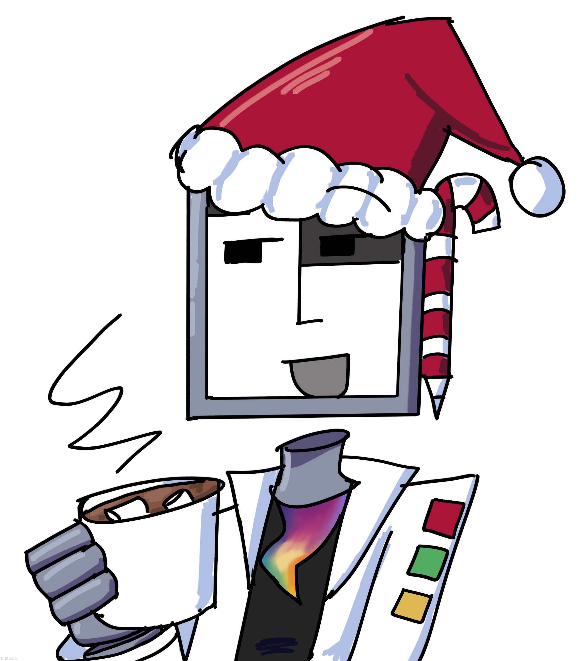 merry christmas and it’s from professor procreate | image tagged in professor procreate | made w/ Imgflip meme maker