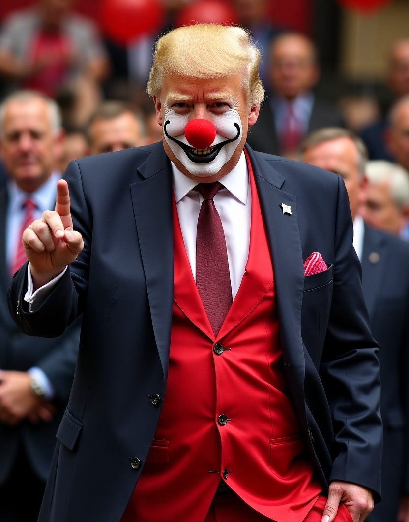 Donald Trump - Make Clowns Great Again Blank Meme Template