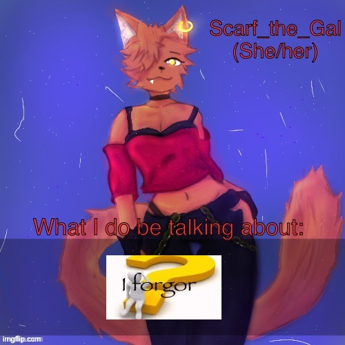 Scarf/Vadrina announcement template (drawing by c0p) | image tagged in scarf/vadrina announcement template drawing by c0p | made w/ Imgflip meme maker