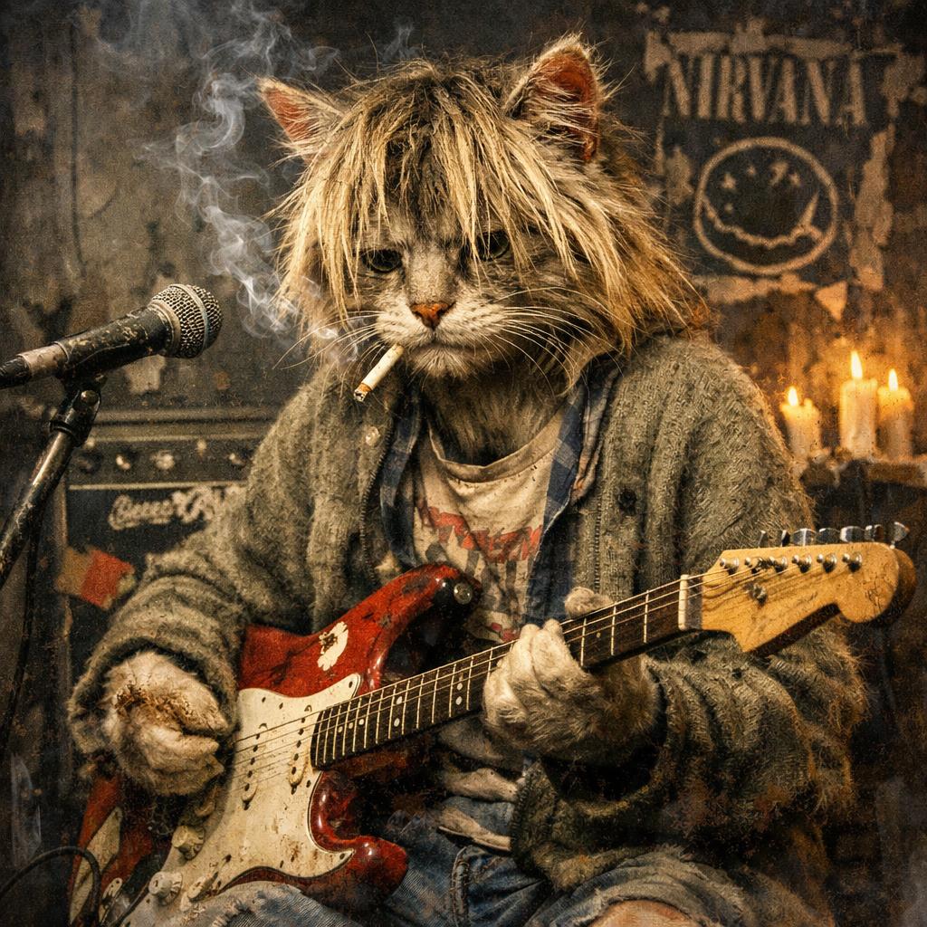 Kurt's cat Blank Meme Template