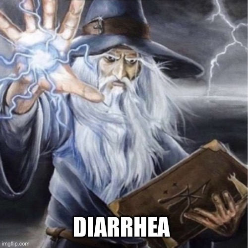 Wizard Casting | DIARRHEA | image tagged in wizard casting | made w/ Imgflip meme maker