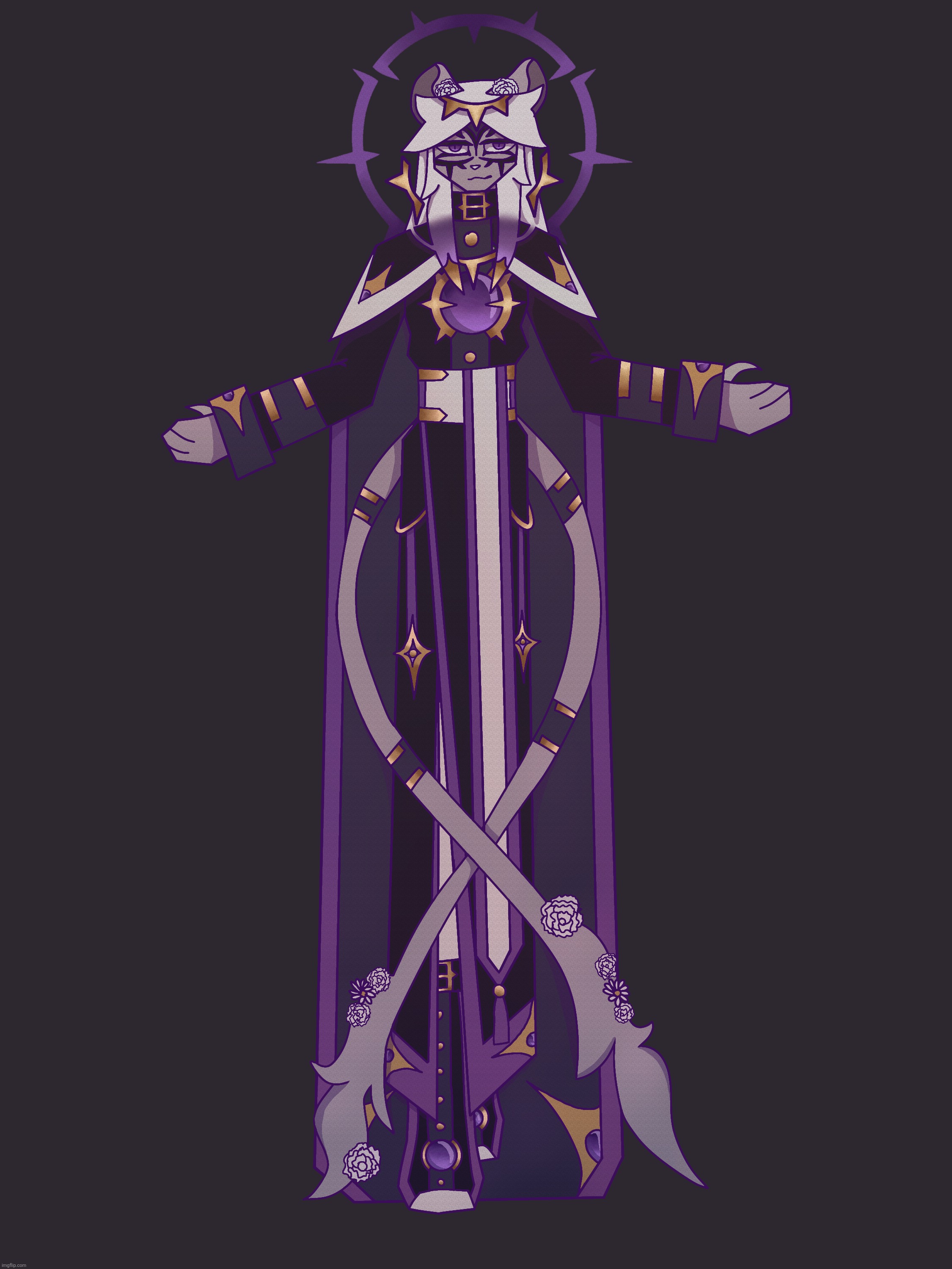 Redrew/redesigned Veritas | image tagged in old version was kinda chopped ngl,but im happy with his new design,he looks more like a priest i think | made w/ Imgflip meme maker