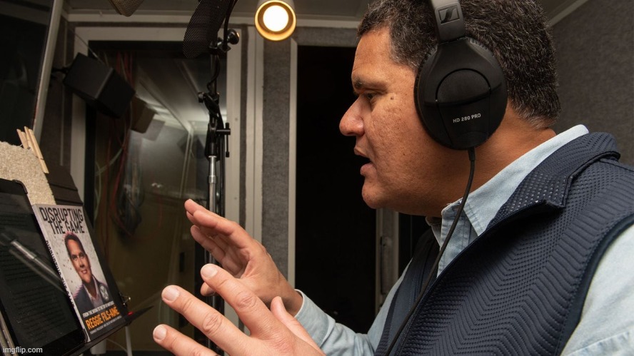 reggie talking to himself | image tagged in reggie talking to himself | made w/ Imgflip meme maker