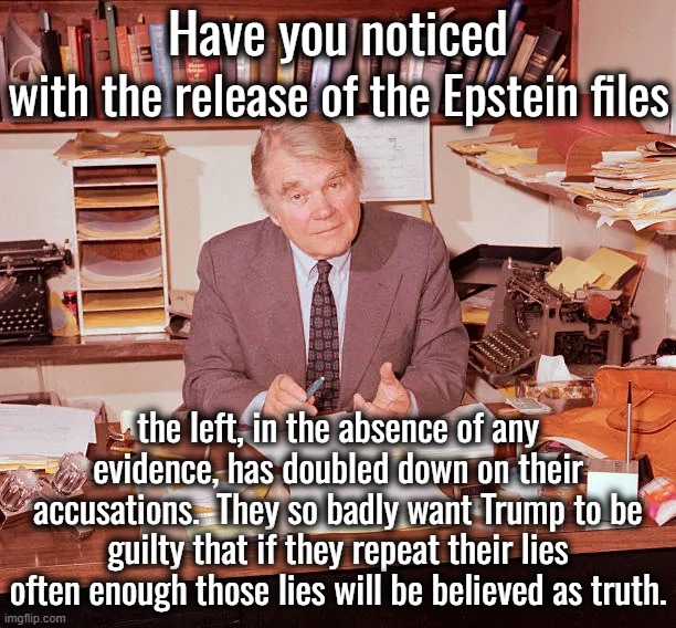 Sane people follow facts.  Insane people (TDS) just believe what they want to believe because the truth is too infuriating. | Have you noticed; with the release of the Epstein files; the left, in the absence of any evidence, has doubled down on their accusations.  They so badly want Trump to be guilty that if they repeat their lies often enough those lies will be believed as truth. | image tagged in leftist motto - when reality gets in the way just fabricate | made w/ Imgflip meme maker