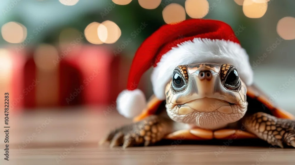Christmas Turtle Blank Meme Template