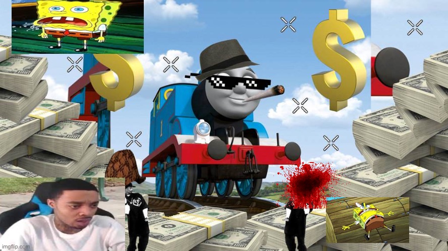 my new meme | image tagged in thomas the dank engine | made w/ Imgflip meme maker