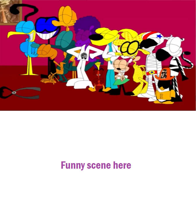 13 CartoonMania Characters Chuckle At What Blank Meme Template