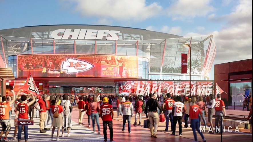 New Arrowhead | image tagged in chiefs | made w/ Imgflip meme maker