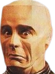 Red Dwarf Kryten's head transparent Meme Template