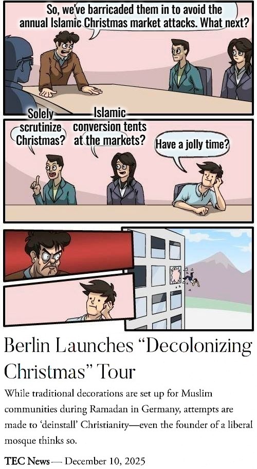 Preferring one historic colonizer from another. The youngest still colonizes and holds slaves in its own name, but screw that | image tagged in boardroom meeting suggestion,islamic terrorism,christmas,europe,germany | made w/ Imgflip meme maker